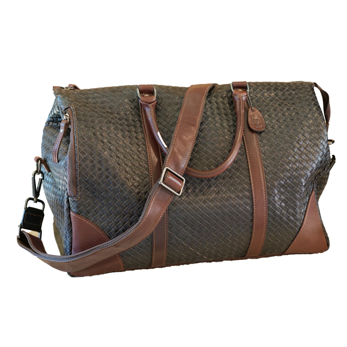 Woven Duffle Bag